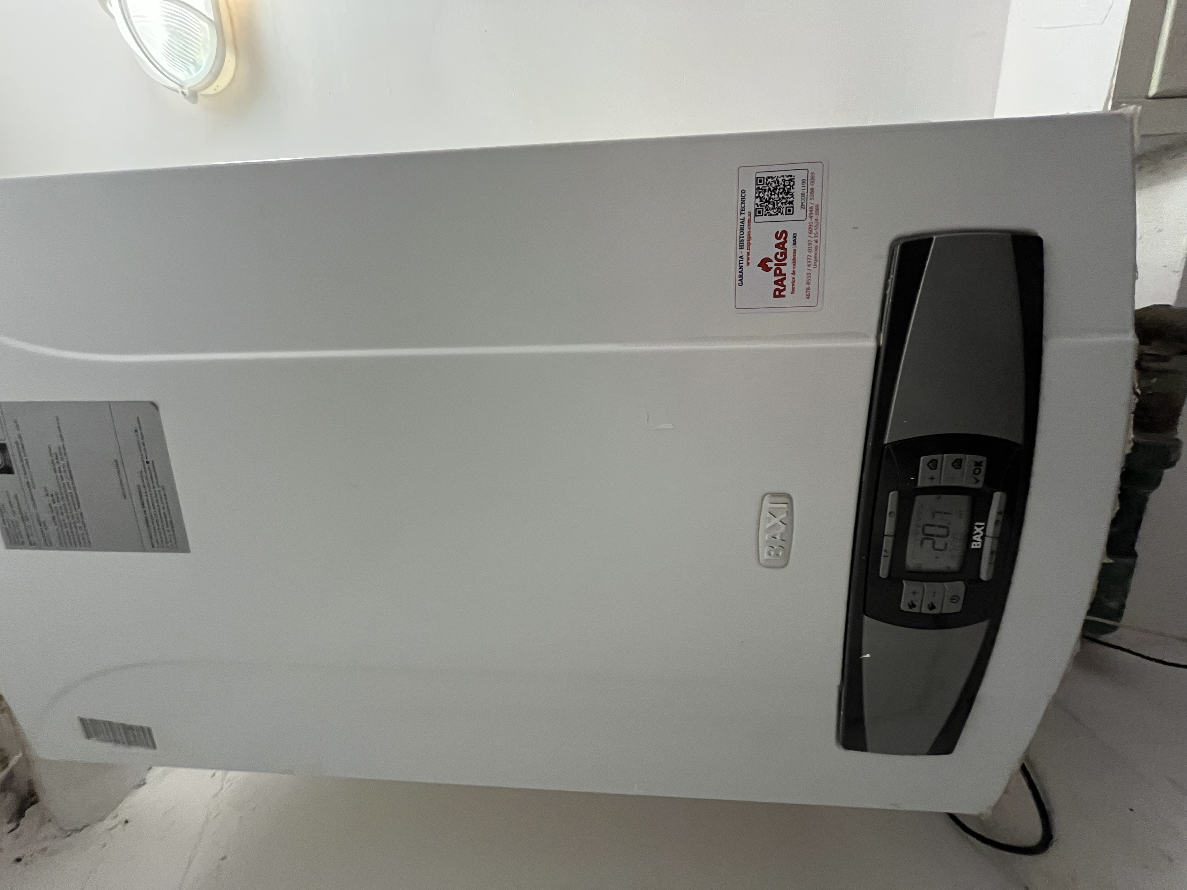 Caldera BAXI Luna 310 en LA PLATA - RAPIGAS CALEFACCIÓN
